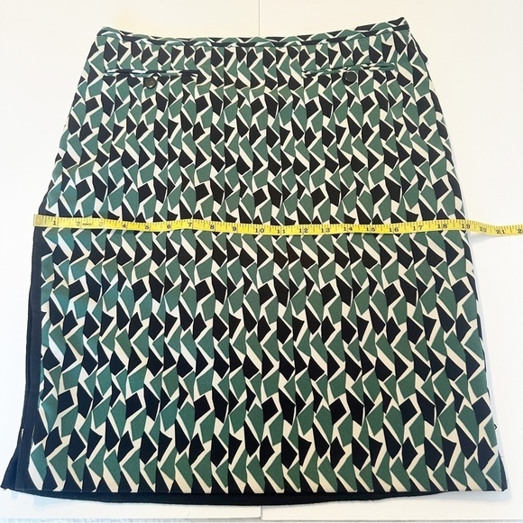 M by Missoni Dual Zipper Green Black Pencil Skirt - Italian 44 / US 8 - Picture 13 of 15